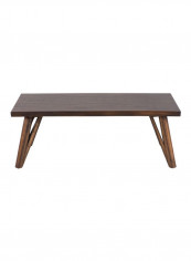 Sunny Wooden Coffee Table Brown 133x70x50centimeter