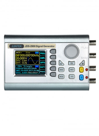 Digital Dual-Channel DDS Signal Generator Silver