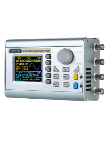 Digital Dual-Channel DDS Signal Generator Silver