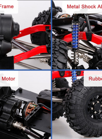 A2X-313C Tires 275mm/10.8inch Wheelbase Chassis Frame 540 35T Motor 43cm