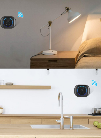 Wi-Fi Smart Thermostat For Multi-Stage Heat Pump Black 17.70 x 9 x 14.30cm