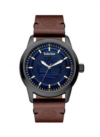 Men's Leather Analog Wrist Watch T TBL15632JSU-03