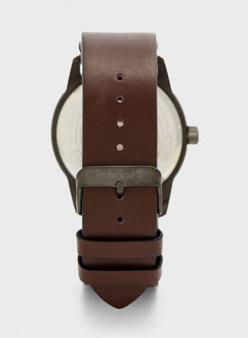 Men's Leather Analog Wrist Watch T TBL15632JSU-03
