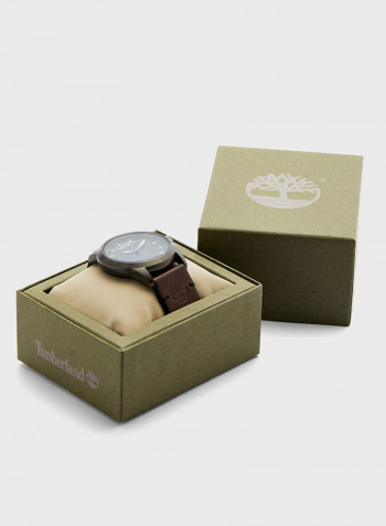 Men's Leather Analog Wrist Watch T TBL15632JSU-03