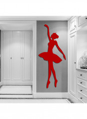 Elegant Ballet Dancer Wall Art Red 60 x 90cm reviews Elegant Ballet Dancer Wall Art Red 60 x 90cm