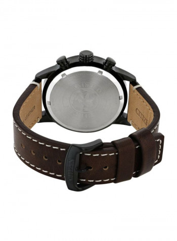Men's Leather Chronograph Watch CA0617-11E