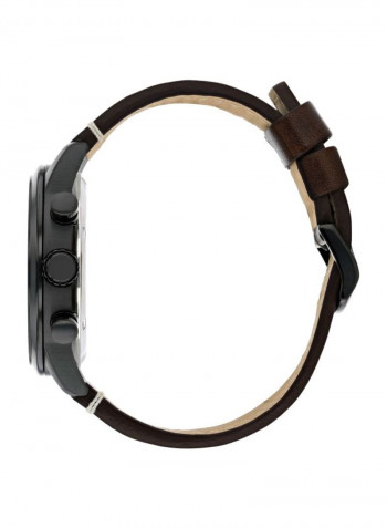 Men's Leather Chronograph Watch CA0617-11E