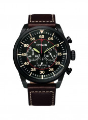Men's Leather Chronograph Watch CA4218-14E