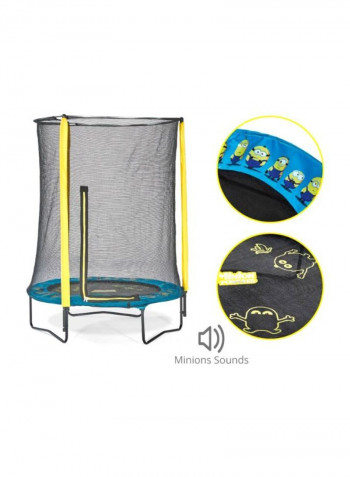 Minions Printed Trampoline 140x140x180cm