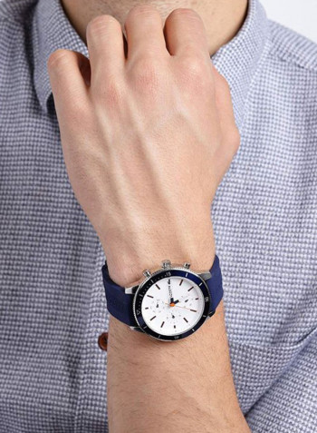 Men's Moon Leather Analog Watch 2001050