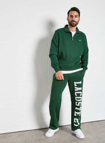 Half-Zip Sweatshirt Green