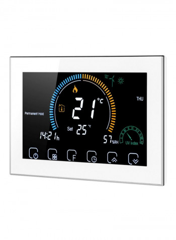 Wi-Fi Smart Thermostat White/Black