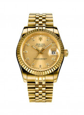 Men's Stone Studded Analog Watch
