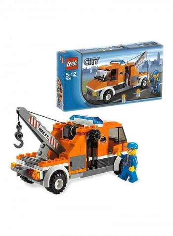 129-Piece City Traffic Tow Truck Building Blocks Set 7638
