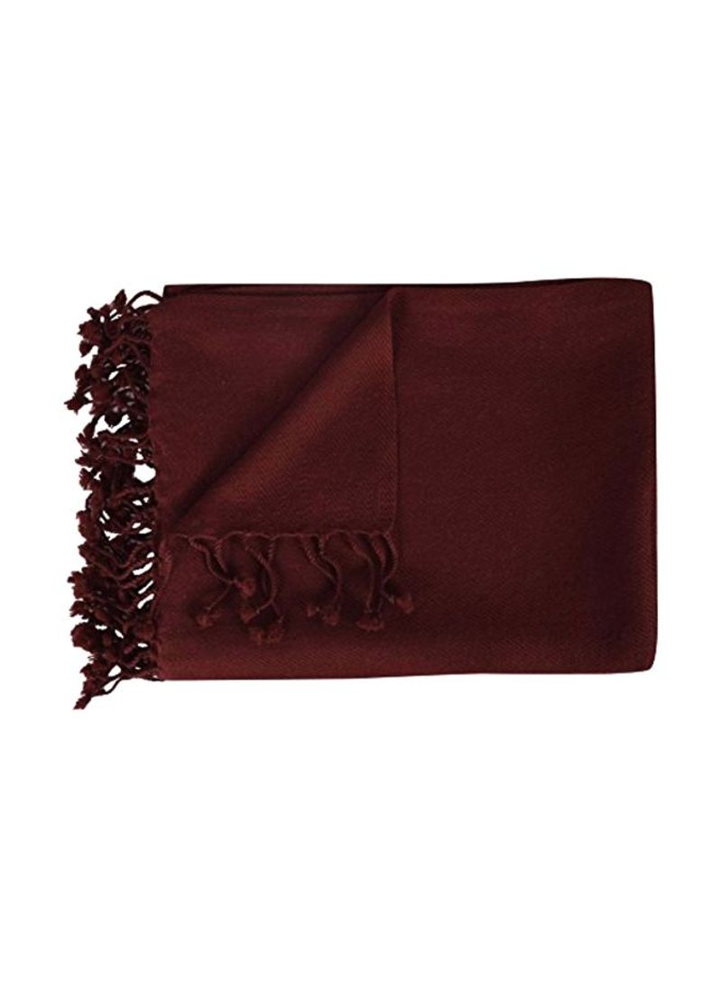 Cashmere Throw Blanket Chocolate Brown 50x60inch