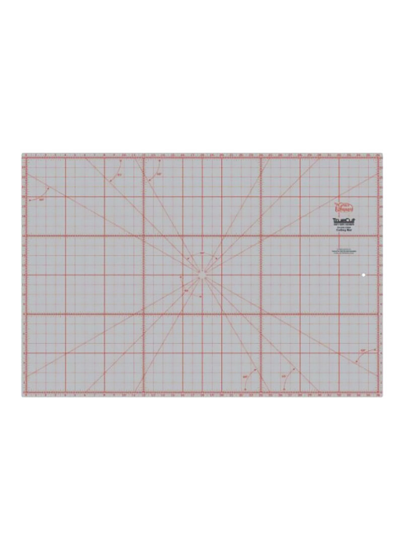 Double Sided Rotary Cutting Mat Grey/Red