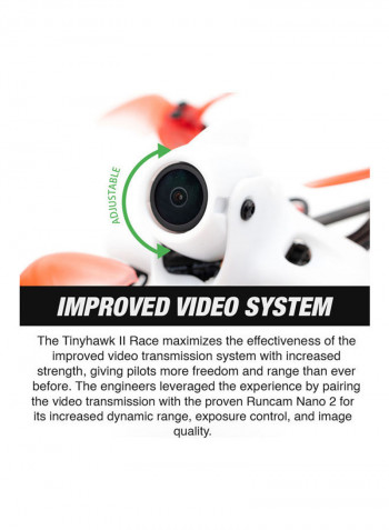 Racing Drone With Camera 16.5 x 5.5 x 15.5cm