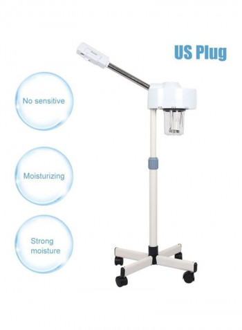 Mini Facial Steamer White/Silver