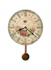 Savannah Botanical Society VI Wall Clock Multicolour 13x18inch