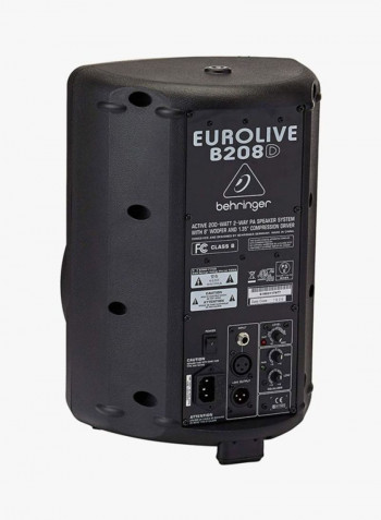 Eurolive B208D 200W 8″ Multimedia Speakers B208D Black