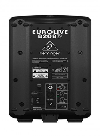Eurolive B208D 200W 8″ Multimedia Speakers B208D Black