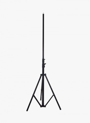 Studio Light With Stand Black/Silver