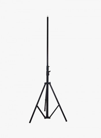 Studio Light With Stand Black/Silver