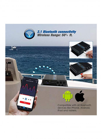 2-Channel Home Marine Amplifier PFMRA340BB Black