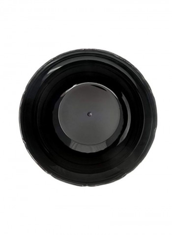 12-Piece Bowls Set Black 9x3.5inch