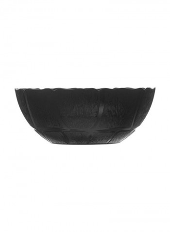 12-Piece Bowls Set Black 9x3.5inch