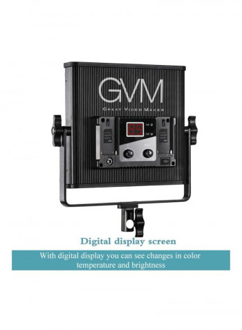 Dimmable LED Video Light White/Black