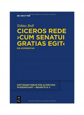 Ciceros Rede Cum Senatui Gratias Egit : Ein Kommentar Hardcover