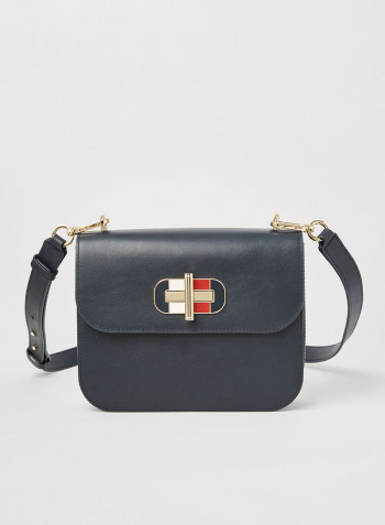 Turnlock Crossbody Bag Desert Sky