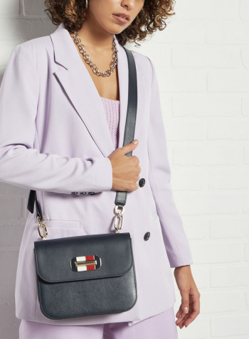 Turnlock Crossbody Bag Desert Sky