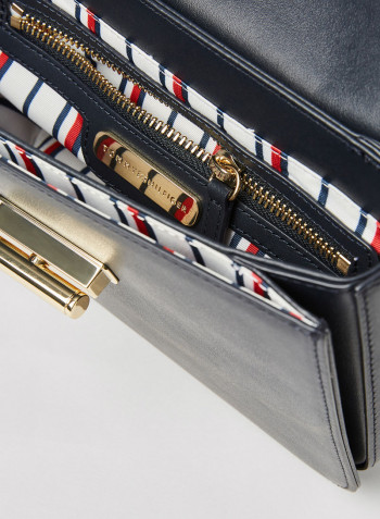 Turnlock Crossbody Bag Desert Sky