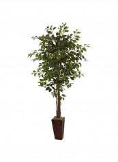 Artificial Ficus Tree With Bamboo Planter Green reviews Artificial Ficus Tree With Bamboo Planter Green