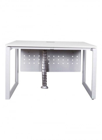 Modern Workstation White 75x75x160cm