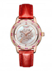 Women's Leather Analog Watch LEN67896