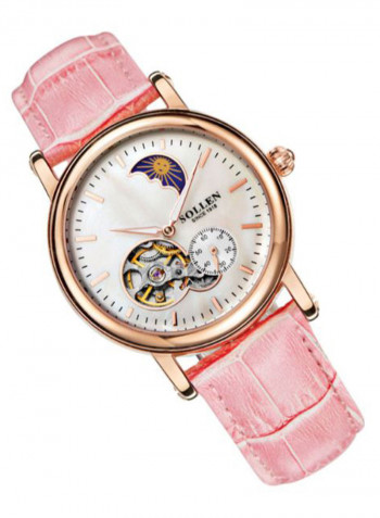 Women's Leather Analog Watch LEN67902