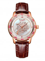 Women's Leather Analog Watch LEN67898