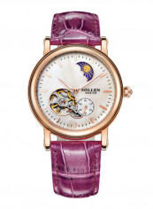 Women's Leather Analog Watch LEN67901