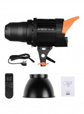 Focus Light  Daylight Dimmable Bowens Mount With Remote Control White