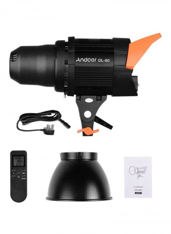 Focus Light  Daylight Dimmable Bowens Mount With Remote Control White
