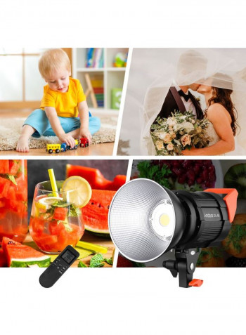Focus Light  Daylight Dimmable Bowens Mount With Remote Control White