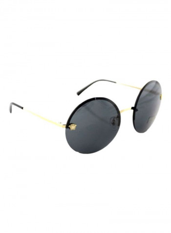 Women's UV Protected Round Sunglasses - Lens Size: 59 mm