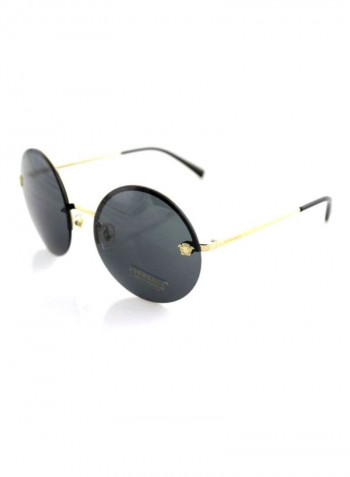 Women's UV Protected Round Sunglasses - Lens Size: 59 mm