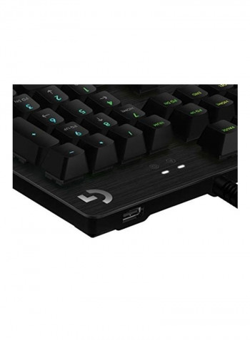 Logitech G512 SE Lightsync RGB Mechanical Gaming Keyboard with USB Passthrough - Black