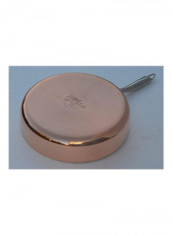 Stainless Steel Saute Pan With Lid Gold/Silver 11inch