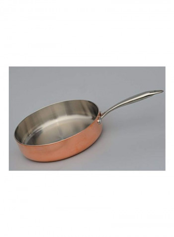 Stainless Steel Saute Pan With Lid Gold/Silver 11inch
