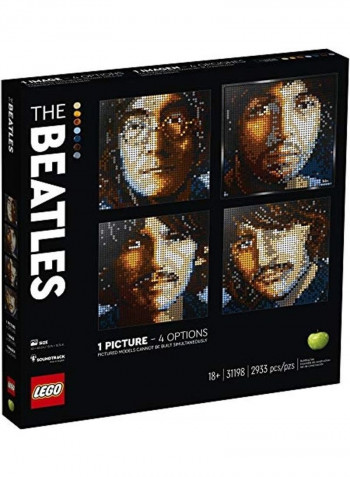 2933-Piece Art The Beatles Building Set